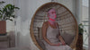 Hero video showing a woman wearing the Longera AVA LED face and neck mask during a relaxing at-home ritual